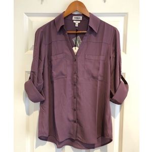 Express Portofino Shirt in Dusty Purple